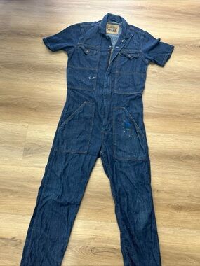 Levi's Indigo Blue Denim Coverall Jacket